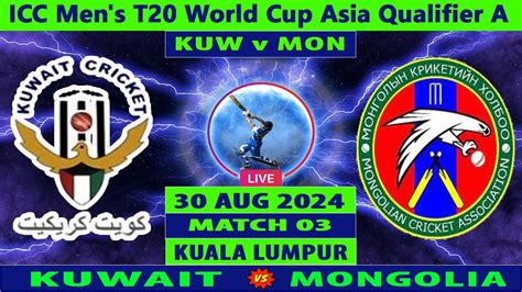 Kuwait vs Mongolia, 3rd Match .